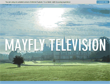 Tablet Screenshot of mayflytv.com